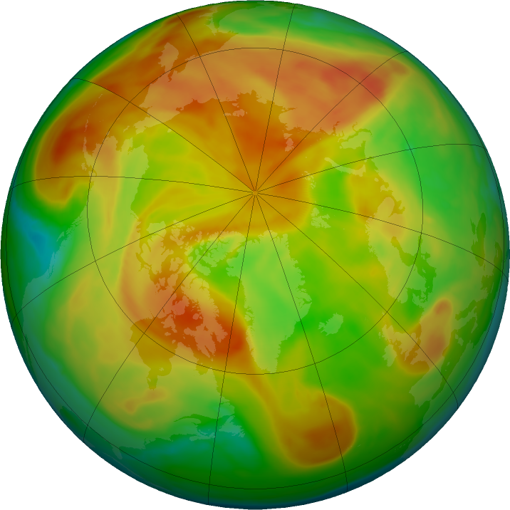 Arctic ozone map for 02 May 2017